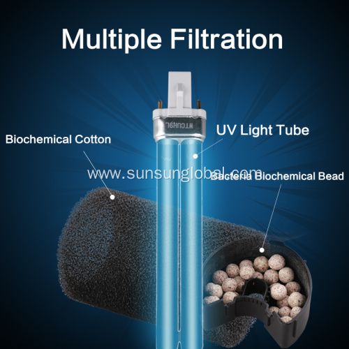 Sunsun Mini Aquarium Uv Light Water Filter Pump